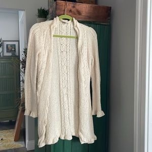 INDIGENOUS LONG SWEATER ORGANIC COTTON FROM SEDONA ARIZONA XS